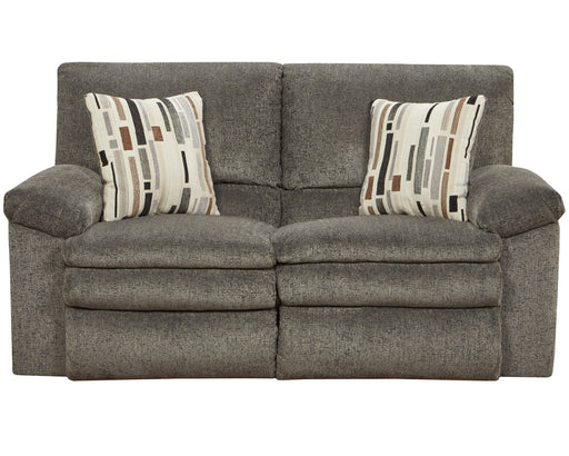 Catnapper Furniture Tosh Power Reclining Loveseat in Pewter/Café image
