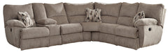 Catnapper Elliott 2pc Power Lay Flat Reclining Sectional in Pewter image