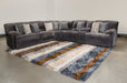 Catnapper Furniture Burbank 6pc Sectional in Smoke image