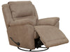 Catnapper Furniture Cole Chaise Swivel Glider Recliner in Camel image
