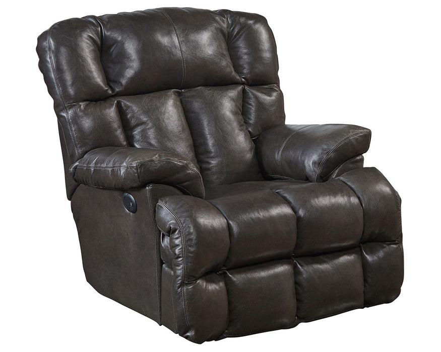 Catnapper Victor Chaise Rocker Recliner in Chocolate image
