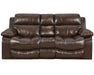 Catnapper Furniture Positano Power Reclining Console Loveseat w/Storage & Cupholders in Cocoa image