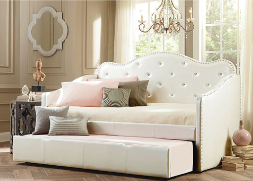 WHITE DAY BED WITH TRUNDLE - B900