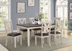 TABLE AND 6 X SIDE CHAIRS - D254-7