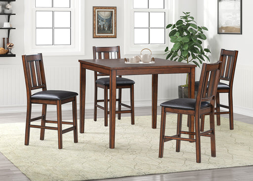 PUB TABLE AND 4 X PUB CHAIRS - D314-5