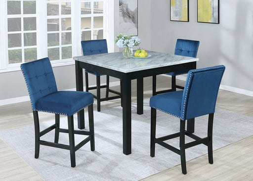 PUB TABLE AND 4 X PUB CHAIRS - D317-5