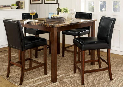 PUB TABLE AND 4 X PUB CHAIRS - D318-5