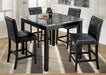PUB TABLE AND 4 X PUB CHAIRS - D319-5