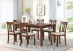 TABLE AND 6 X SIDE CHAIRS - D424-7