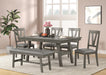 TABLE AND 4 X SIDE CHAIRS - D436-5