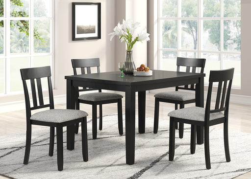 TABLE AND 4 X SIDE CHAIRS - D525-5