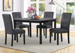 TABLE AND 4 X SIDE CHAIRS - D536-5